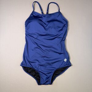 BALEAF Women's Racerback Athletic One Piece Modest Bathing Suit Blue SZ 36